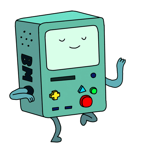 Dancing Beemo from Adventure Time